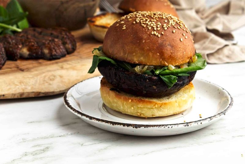 Portobello Mushroom Burger