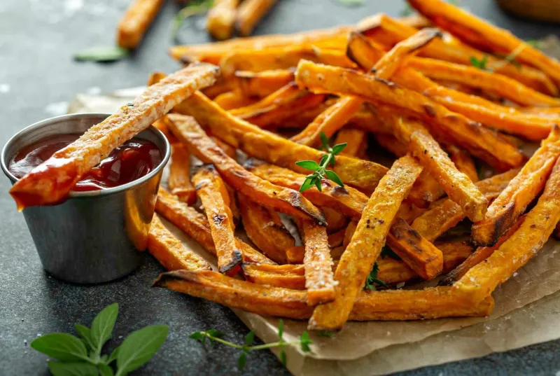Oven-Baked Sweet Potato Fries