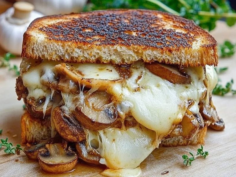 Mushroom and Swiss Melt