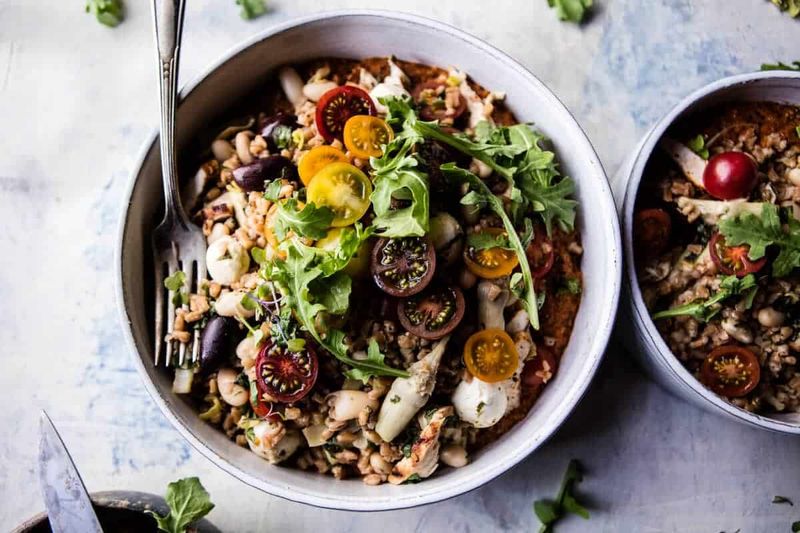 Mediterranean Farro Salad