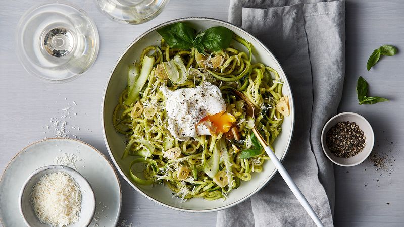 Zucchini Noodles with Pesto