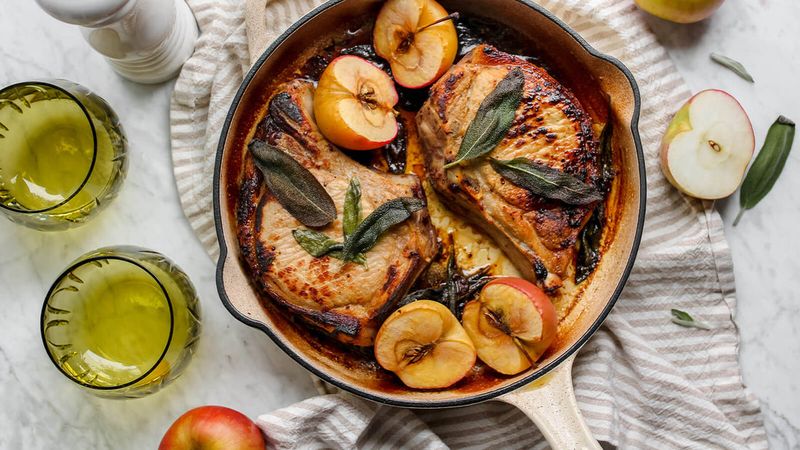 Apple Cider Brined Pork Chops