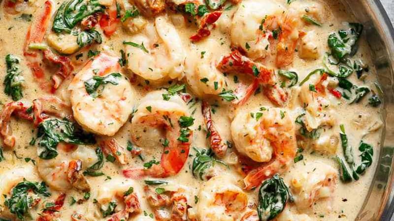 Creamy Tuscan Shrimp