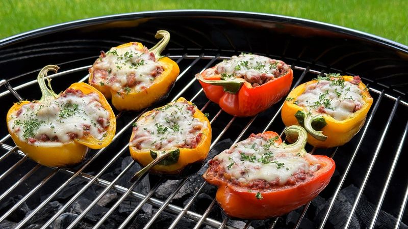 Grilled Stuffed Bell Peppers