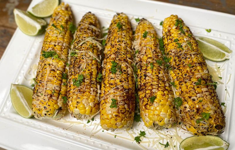 Spicy Grilled Corn on the Cob