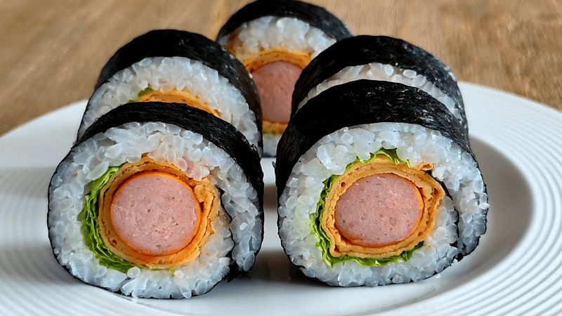 Hot Dog Sushi