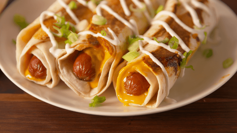 Hot Dog Quesadillas