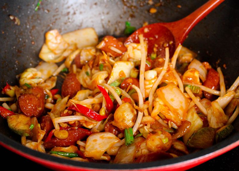 Hot Dog Stir Fry