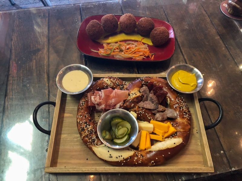 The Giant Pretzel at Jock Lindsey's Hangar Bar