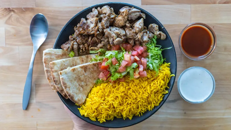 Halal Cart Chicken and Rice