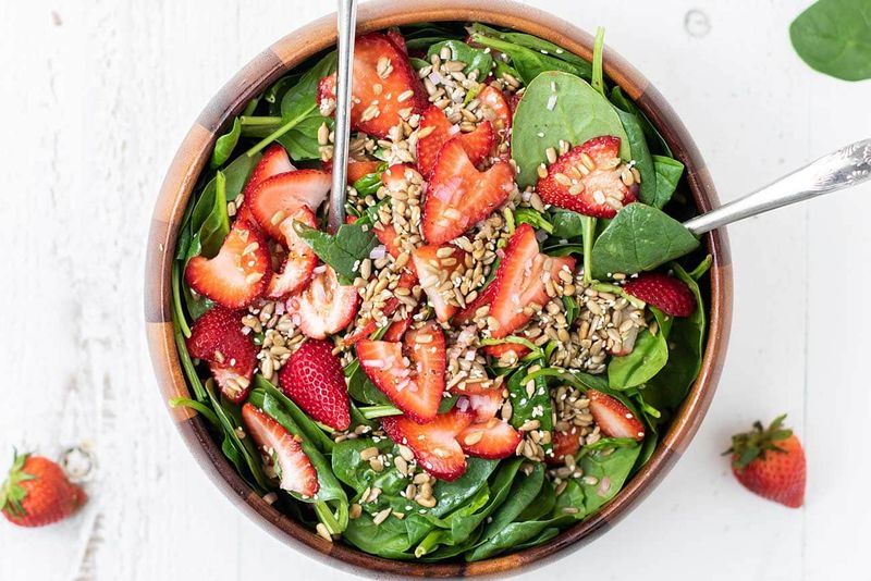 Strawberry Spinach Salad