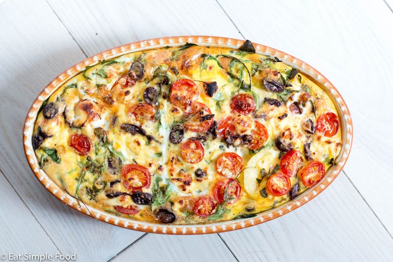Mediterranean Veggie Frittata