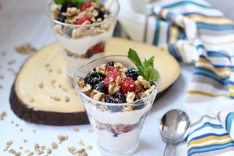 Greek Yogurt with Berries