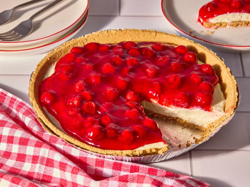 Cherry Swirl Cheesecake
