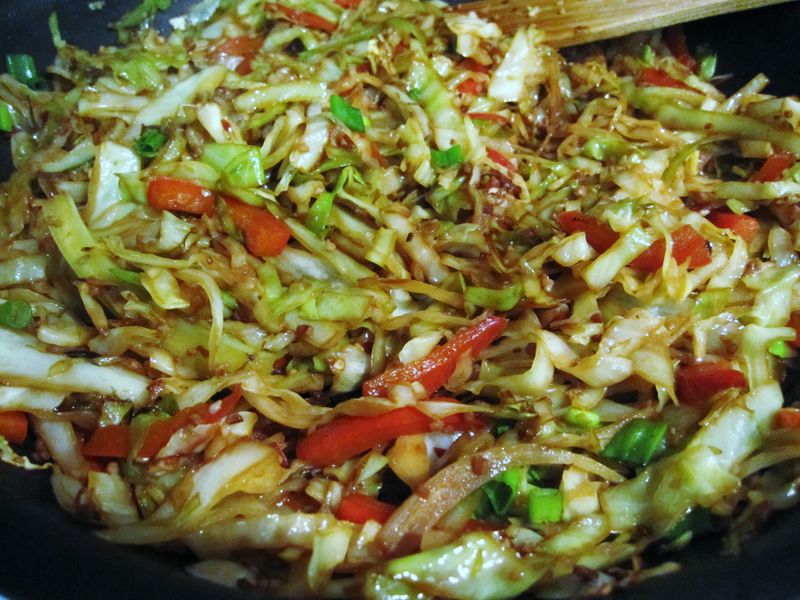 Spicy Cabbage Stir-Fry