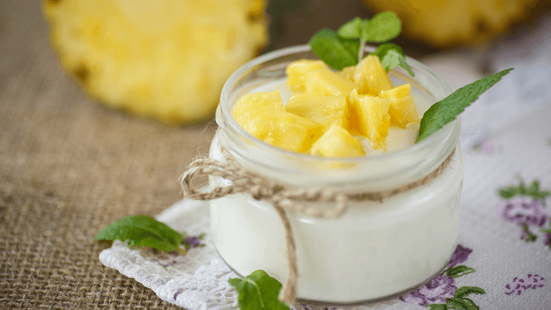 Cottage Cheese with Pineapple