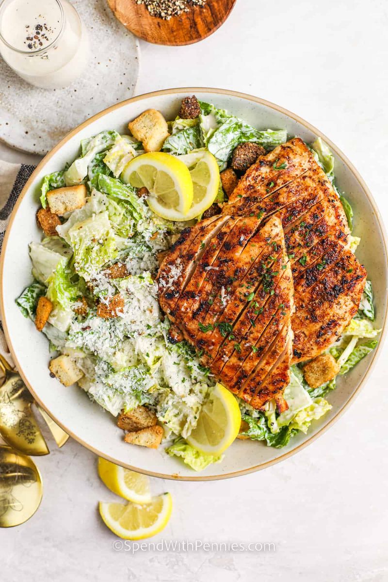 Caesar Salad with Grilled Chicken