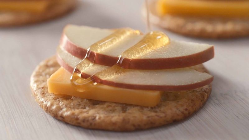 Cheese and Apple Slices