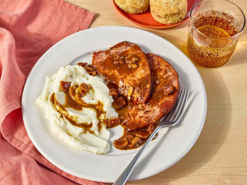 Country Ham with Red-Eye Gravy