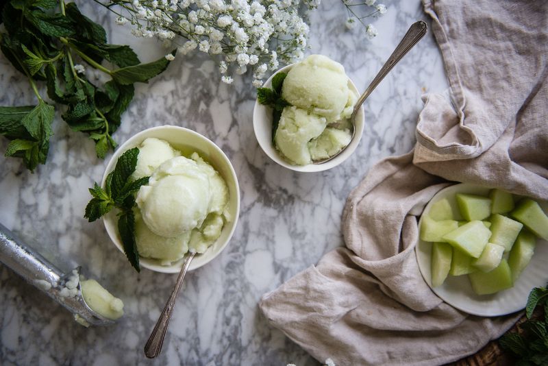 Honeydew Melon Sorbet
