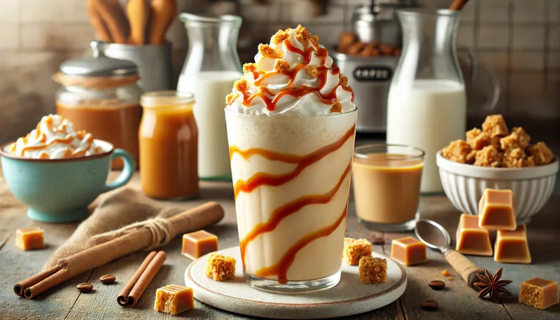 Caramel Ribbon Crunch Frappuccino