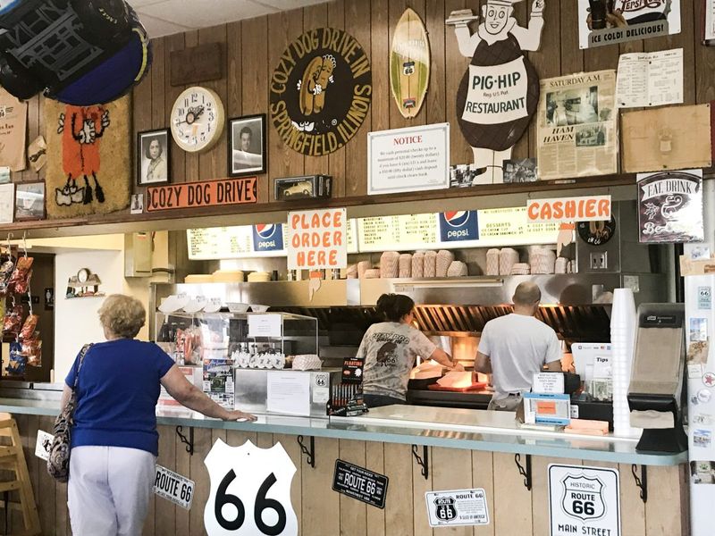 Illinois's Cozy Dog Drive-In