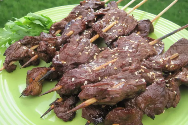Teriyaki Beef Skewers
