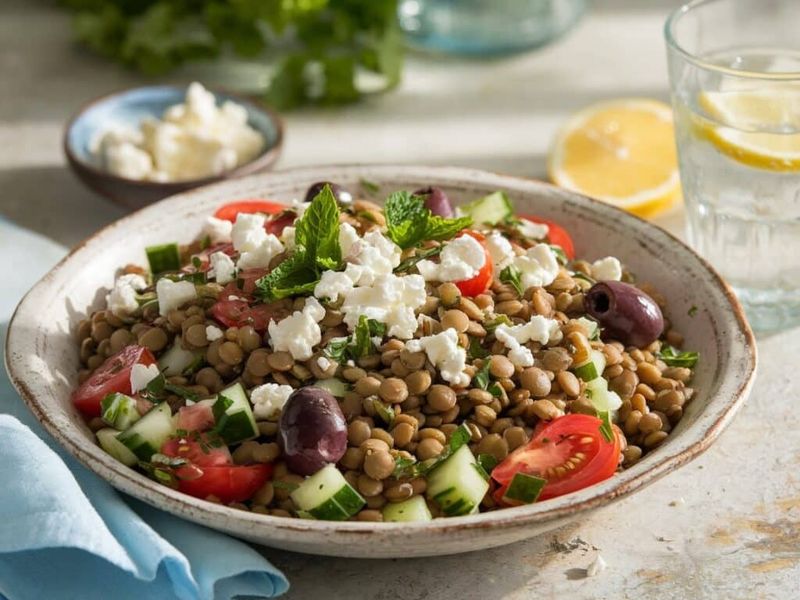 Mediterranean Lentil Bowl