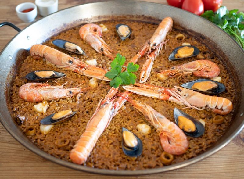 Spanish Paella de Mariscos