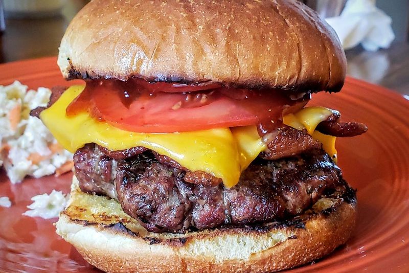 Iowa's Corn-Fed Beef Burger