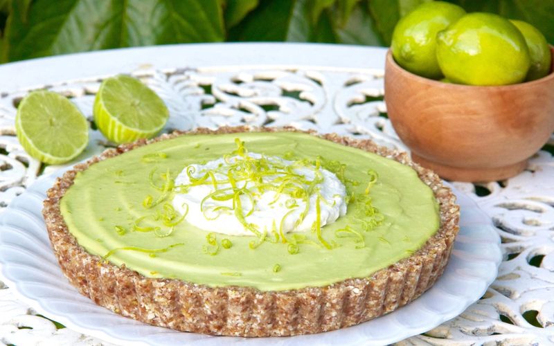 Avocado Lime Tart