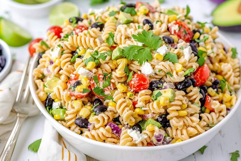 Southwestern Black Bean Pasta Salad