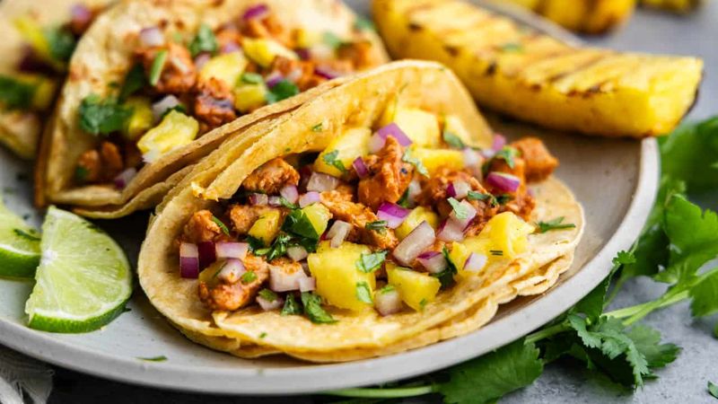 Mexican Tacos Al Pastor
