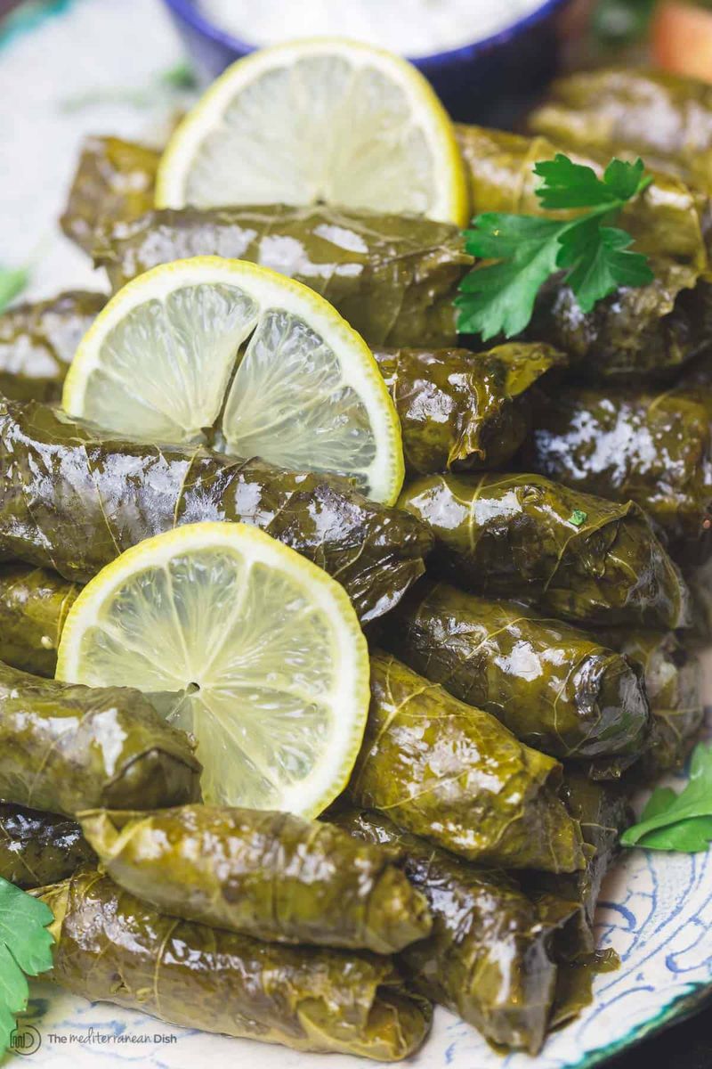 Greek Dolma Stuffed Grape Leaves