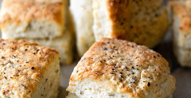 Parmesan Black Pepper Biscuits