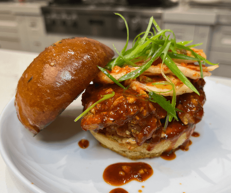 Korean Fried Chicken Sandwich