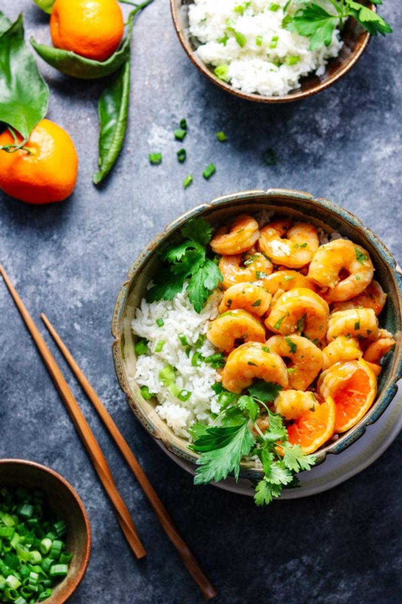 Orange Chili Honey Shrimp
