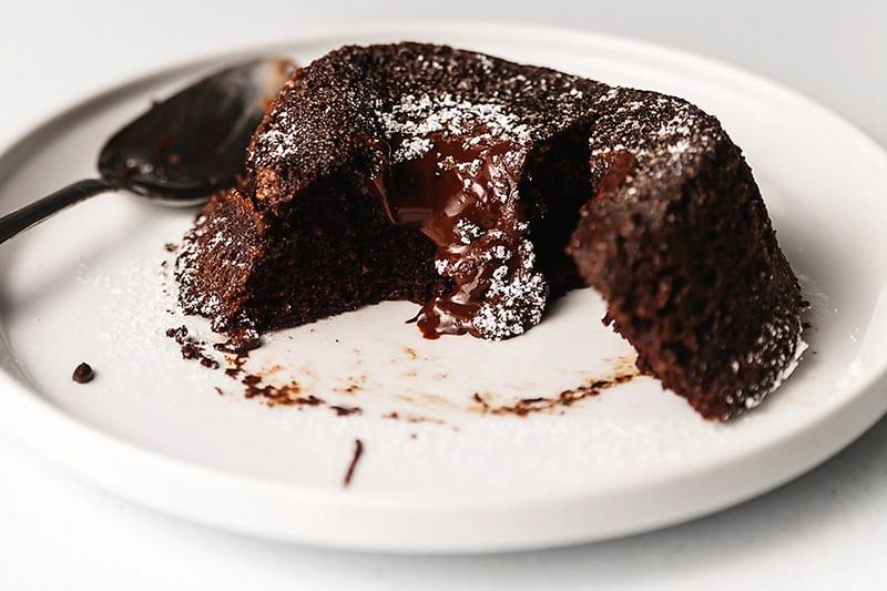 Low-Carb Chocolate Lava Cake