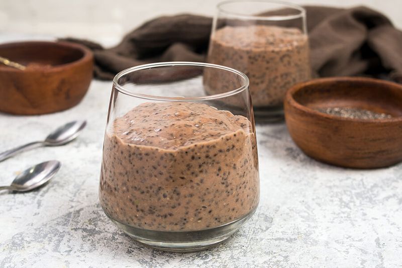 Low-Carb Chocolate Chia Pudding