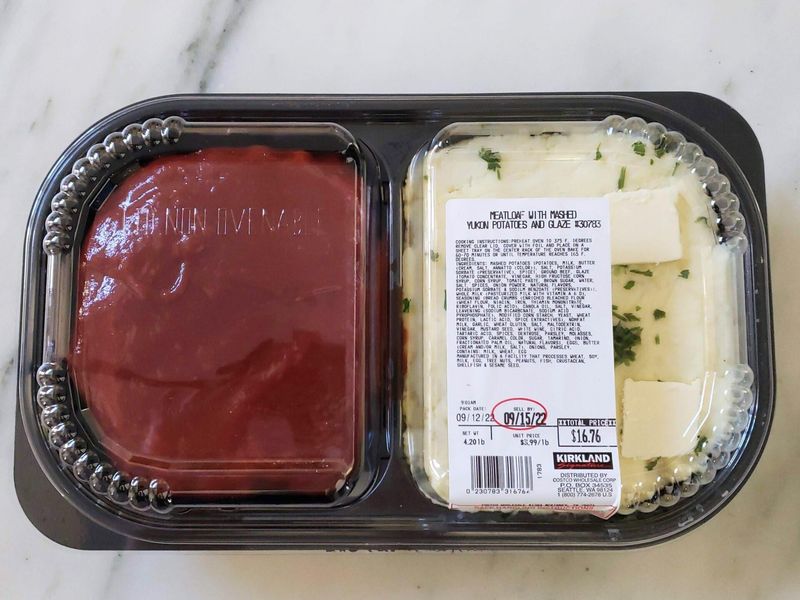 Kirkland Signature Meatloaf and Mashed Potatoes
