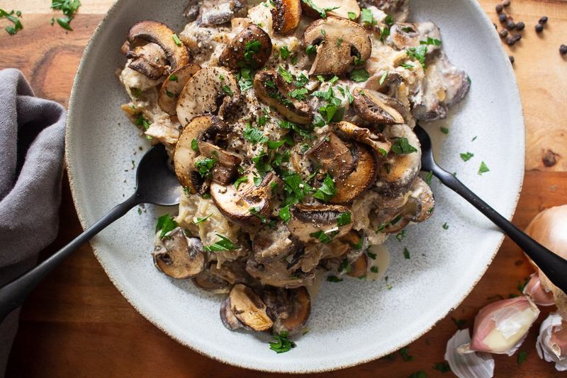 Mushroom Stroganoff