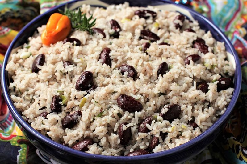 Caribbean Coconut Rice and Beans
