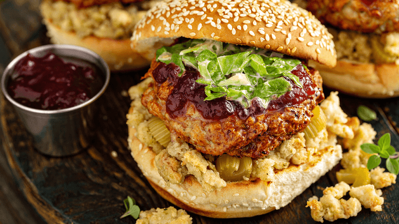 Turkey Cranberry Burger