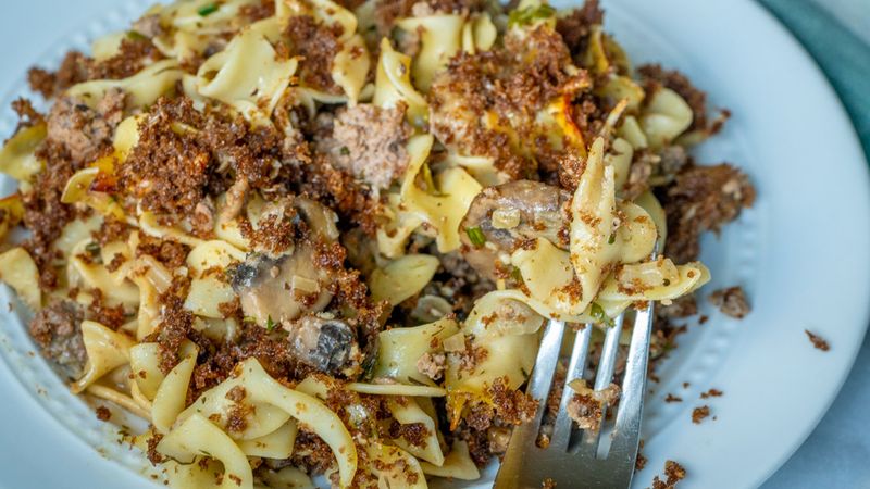 Russian Stroganoff Casserole