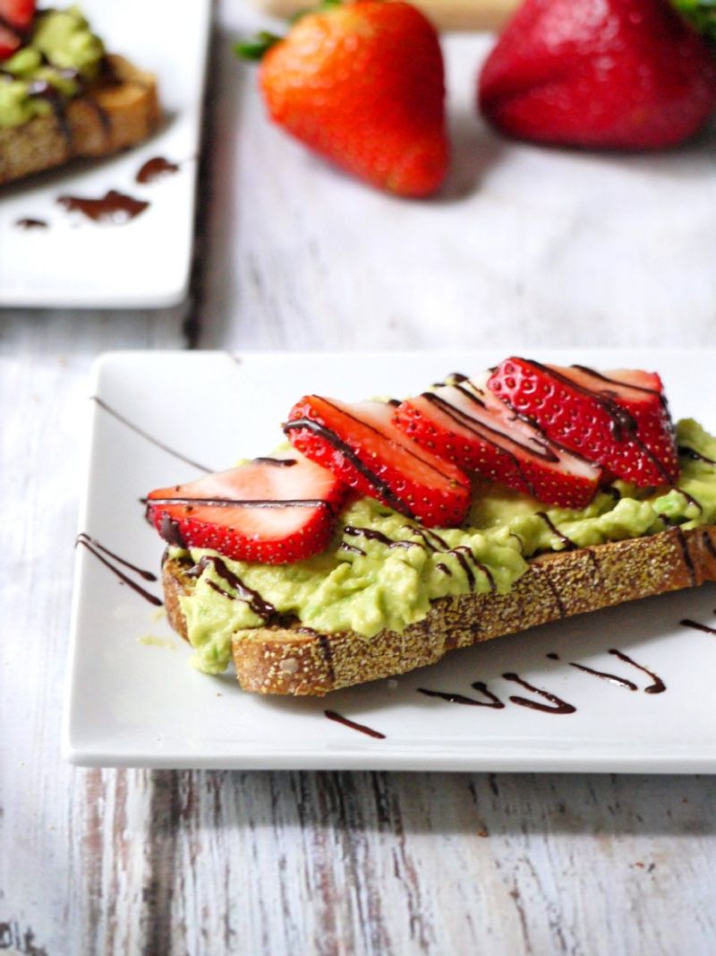 Avocado and Strawberry Toast