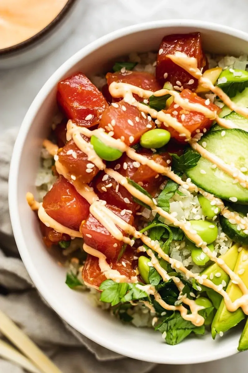 Spicy Tuna Poke Bowl