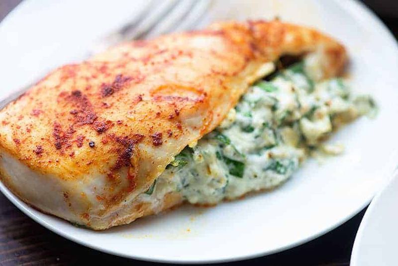 Stuffed Spinach and Feta Chicken