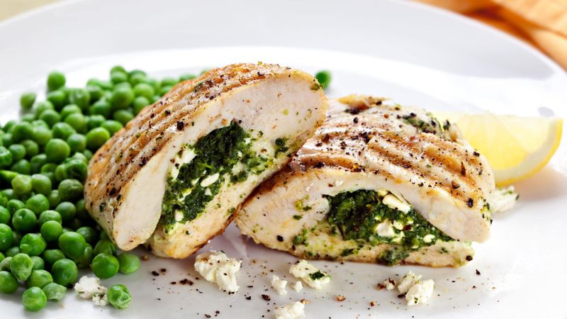 Stuffed Chicken Breast with Spinach and Feta