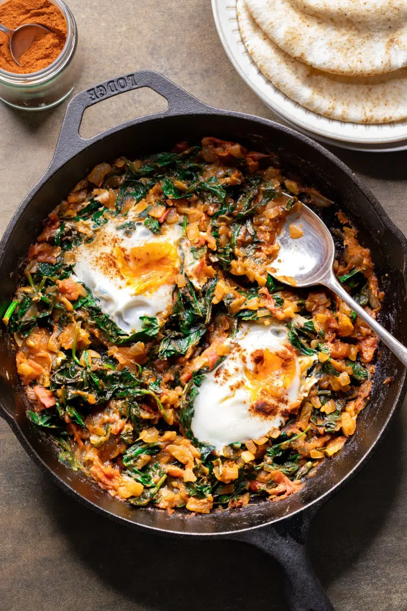Shakshuka with Spinach