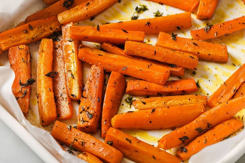 Roasted Carrot Sticks